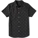 Brixton Men's Charter Print Short Sleeve Woven Button Up Shirt