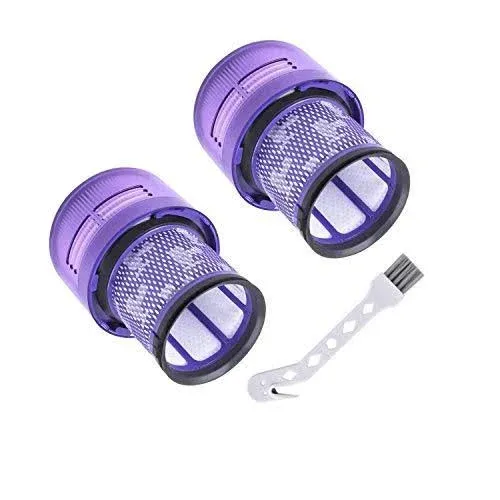 Leadaybetter for Dyson V11 Filter Replacement, V11 Animal Torque Drive Complete Extra V15 Detect Cordless Vacuum Cleaner, Compare to Part No. 970013-02 (2 Pack Filters)