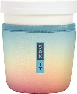 Sok It Ice Cream Sok Insulated Neoprene Cover (Daylight, Fits Tapered Ice Cream Pints)