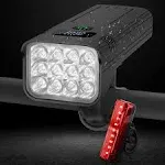 Bike Lights,Bike Light for Night Riding,10000Lu<wbr/>men LED Bike Headlight,Rech<wbr/>arg...