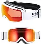 Smith Grom Goggles White ChromaPop Everyday Red