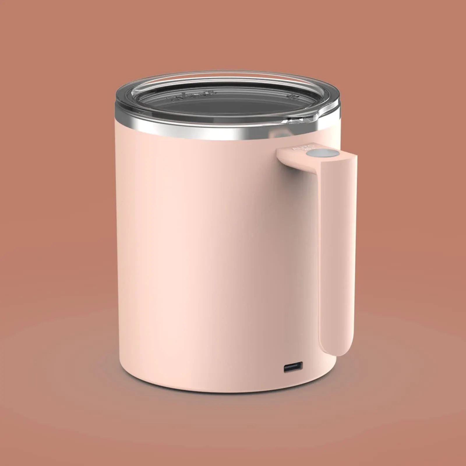 Self Stirring Mug, Self Stirring Coffee Mug Magnetic Stirring Mug Electric Magnetic Stirring Coffee Mug Rechargeable Self Stirring Mug Suitable for Coffee/Milk/Protein Powder (Pink)