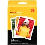 Kodak 3.5x4.25 inch Premium Zink Print Photo Paper (40 Sheets) 40 Pack