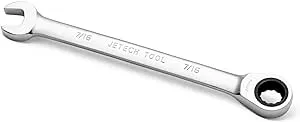 Jetech 7/16 Inch Ratcheting Combination Wrench, SAE