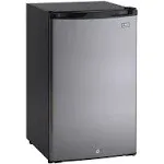 Avanti 4.4 Cu. ft. Refrigerator, Black/Stainless Steel (AR4456SS)