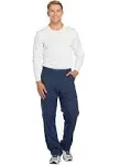 Dickies DK110 Dynamix Men's Zip Fly Cargo Scrub Pant Navy / Medium