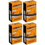 Continental Cross 28 700x32-47c Bicycle Inner Tube Bundle - 42mm Presta Valve - 4 Pack w/ Decal