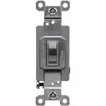 ENERLITES 20 Amp Toggle Light Switch, Single Pole, 20A 120-277V, Grounding...