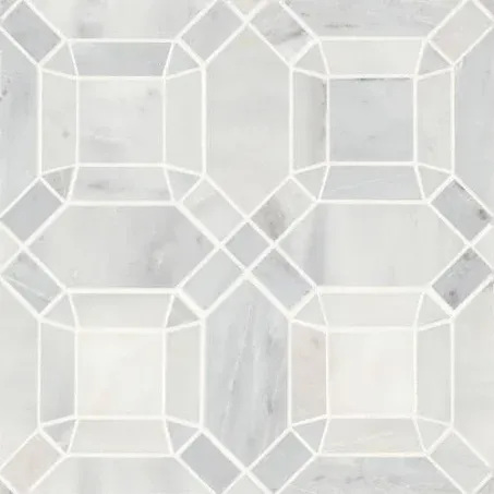 Bedrosians Tile & Stone Monet Honed Marble Mosaic 1 Tile