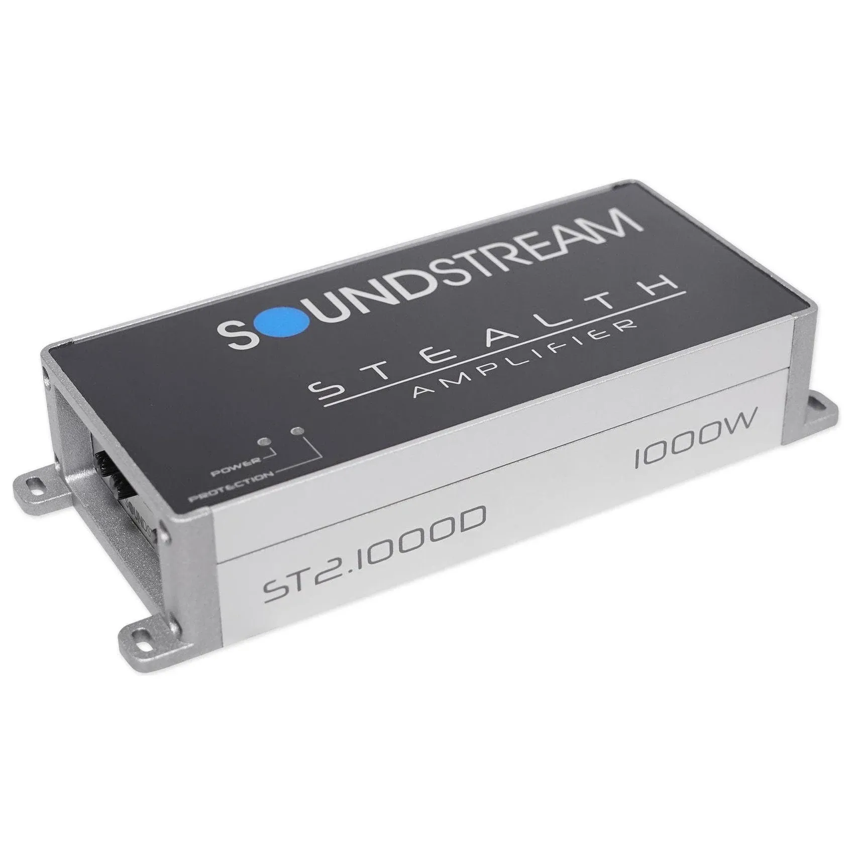 Soundstream ST2.1000D Stealth Series 1000W Class D 2 Channel Amplifier