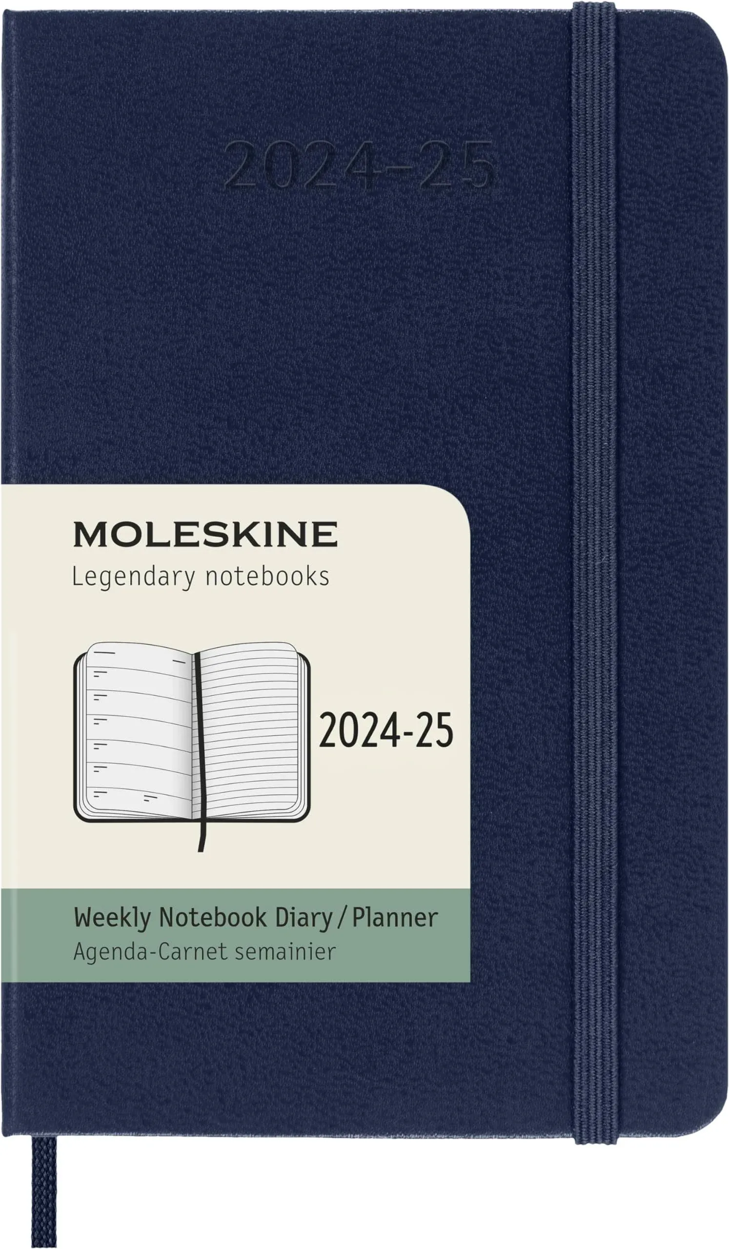 Moleskine Classic 18 Month 2024-2025 Weekly Planner, Pocket