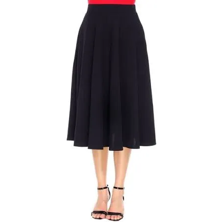 White Mark
Crepe Knit
Fit & Flare
2-Pocket
Midi Skirt on sale at shophq.com - 774-409