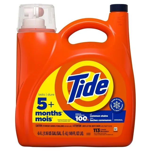 Tide Laundry Detergent Original Liquid