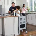 Guidecraft Classic Kitchen Helper Stool