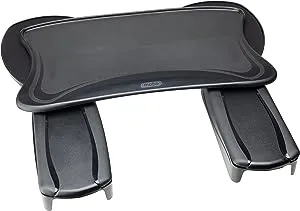 Mobo Chair Mount Ergo Keyboard and Mouse Tray System - 2.5-Inch x 12.5-Inch x 7.5-Inch - Black