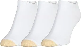 GOLDTOE Women's Le Grand No Show Socks 3 Pack