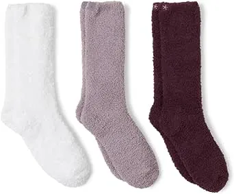 Barefoot Dreams - Fig Multi CozyChic 3 Pair Sock Set