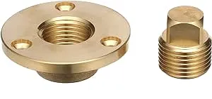 Seachoice Cast Bronze Marine Boat 2 In. Garboard Drain w/ Brass Plug