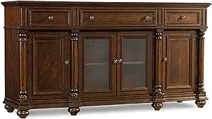 Hooker Furniture Leesburg Buffet in Mahogany Wood Grain Finish