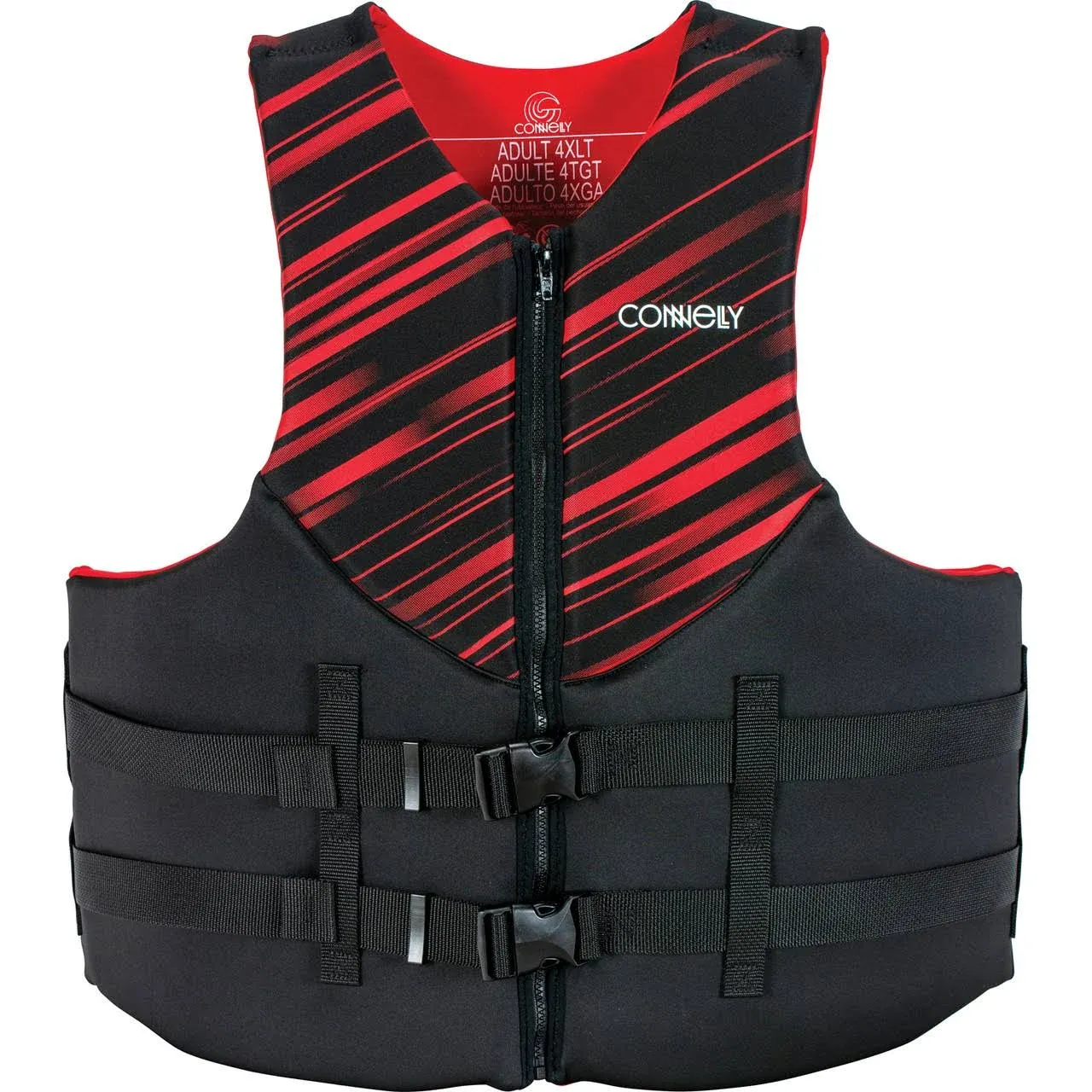 Connelly Big Promo Neo Life Vest Men's, Red, 3XL