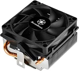 silverstone technology kr01 low profile 95w or more amd socket am2/am3/am4/fm1/fm2 cpu cooler only 54mm tall cooling kr01-x