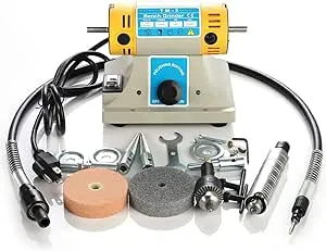 110V Jewelry Rock Gem Polishing Buffer Machine Bench Lathe Polisher 350W Electri