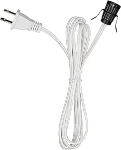 7110A Single Light Replacement Clip in Lamp Cord for Christmas Village House, Pumpkin Lights, Small Objects - 10 Pack