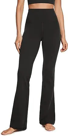 CRZ YOGA Womens Butterluxe High Waist Flare Pants 29" / 30.5" / 32" / 33.5" - Wide Leg Bootcut Yoga Pants with Pocket Lounge