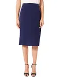 Kasper Women's Stretch Crepe Skimmer Skirt