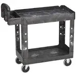 Rubbermaid Commercial Fg450088bla Utility Cart With Deep Lipped Plastic