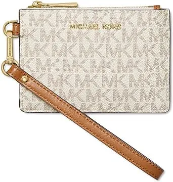 Michael Kors Jet Set Signature Small Coin Purse Vanilla