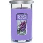 New Yankee Candle Lilac Blossoms 12 oz Medium Pillar Candle