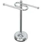 Gatco 1546 Counter Top S Style Towel Holder, Chrome