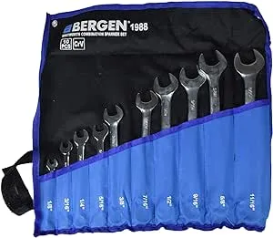 British Whitworth BSW Combination Wrench Spanner 10pc 1/8 - 11/16W