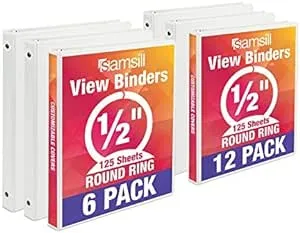 Samsill Economy View Ring Binder