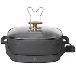 Up to 7 ...  Oyster Gray by Drew Barrymore 5-in-1 Electric Expandable Skillet