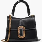 Marc Jacobs Black 'The St. Marc Mini' Top Handle Bag