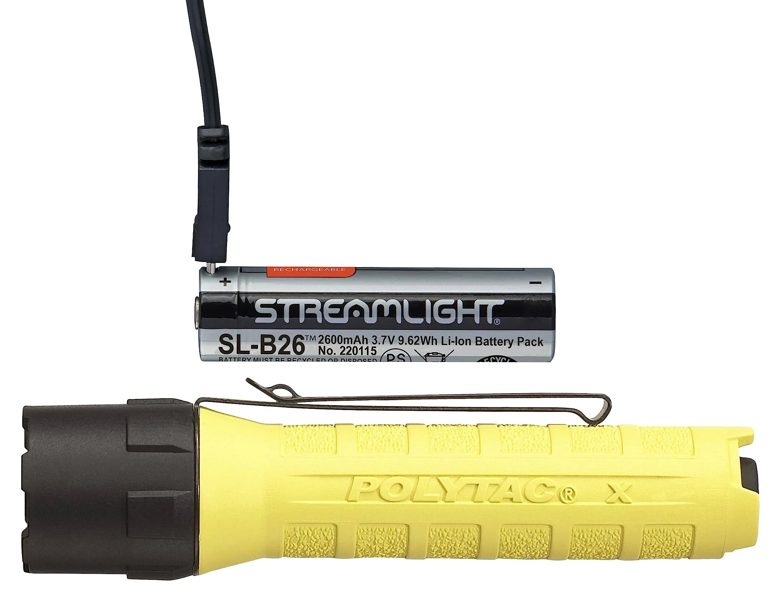 Streamlight PolyTac x USB Flashlight - Yellow