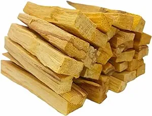 20 Palo Santo Sticks. 140 Grams / 5 Ounces Approx High Resin. 100% Natural. Sustainably Harvested