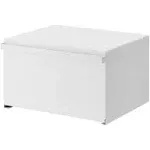 Yamazaki Steel Tower Bread Box - White