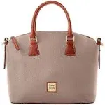 Dooney &amp; Bourke Pebble Grain Domed Satchel - Taupe