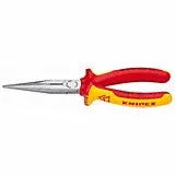 Knipex 2618200US Chain Nose Side Cutting Pliers, 1000V Insulated, 8 In