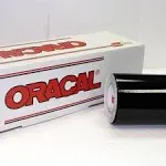 24" x 30 ft Roll of Glossy Oracal 651 Black Vinyl for Craft Cutters and Vinyl Sign Cutters