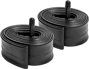 2-Pcs 24" Heavy Duty Bike Tire Tubes 24x1.75/2.25 AV32mm Schrader Valve 45/57-507 Inner Tubes Compatible with 24 x 1.75 24x1.95 24x2.10 24x2.125 24 x