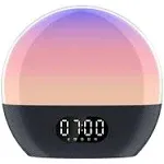 WiiM Wake-up Light Sunrise Alarm Clock, Sound Machine, &amp; Music Streamer