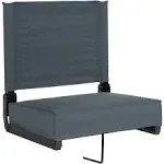 Grandstand Comfort Seats by Flash with Ultra-Padded Seat in Navy