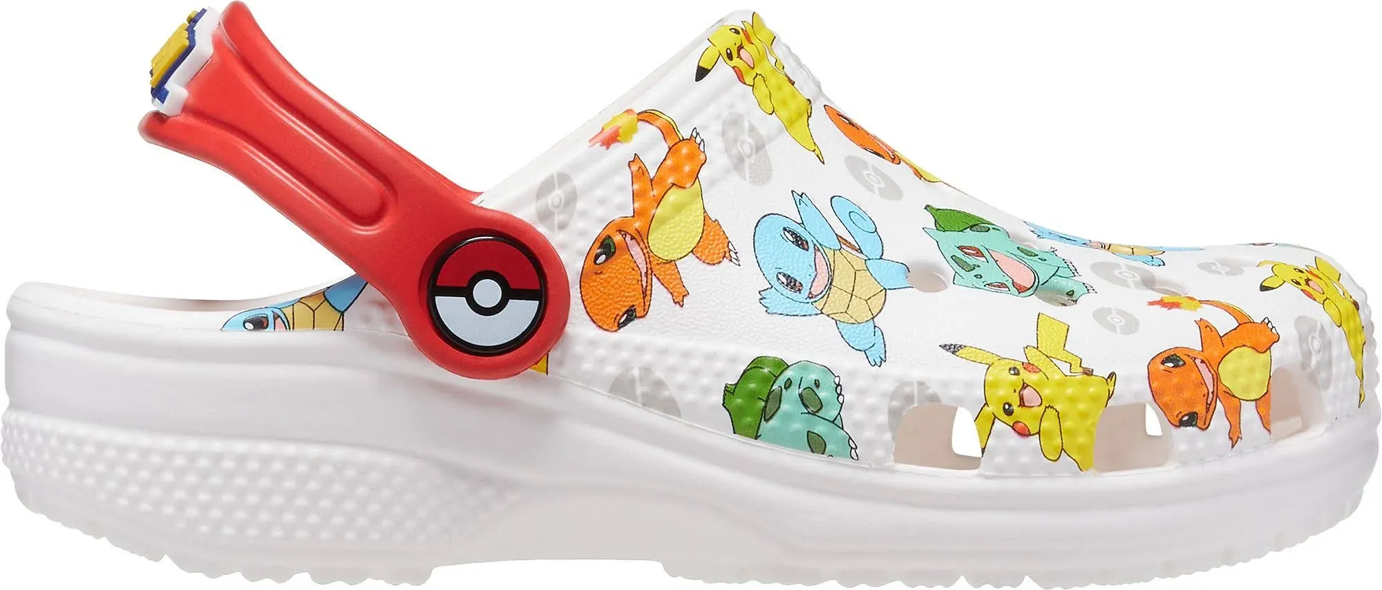 Crocs Kids Classic Pokemon Clog - White