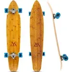 Magneto 44 inch Kicktail Cruiser Longboard Skateboard - Blue