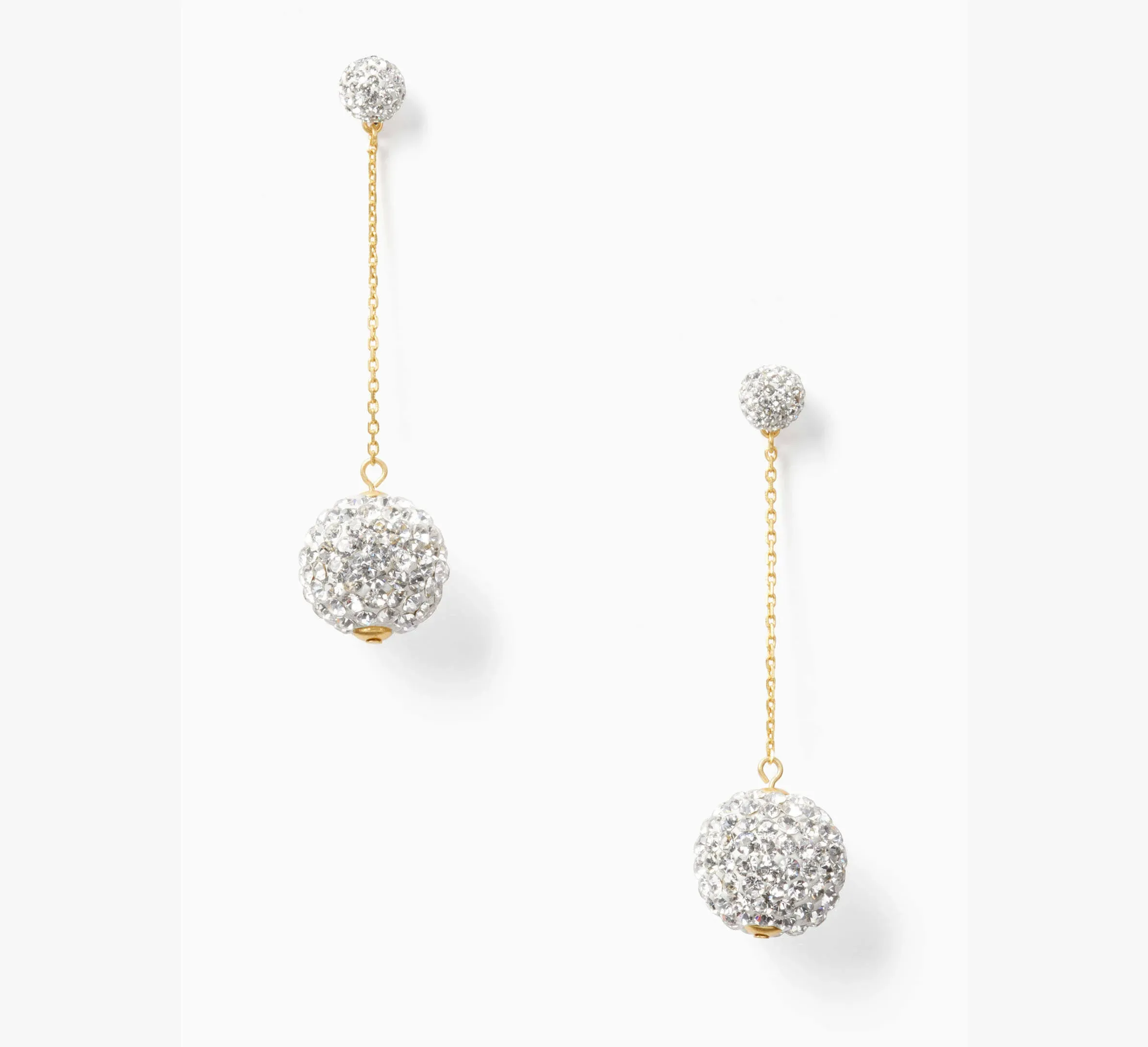 Kate Spade Razzle Dazzle Pave Linear Earrings