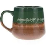 Lord of the Rings Elven Text Tapered Pottery Mug